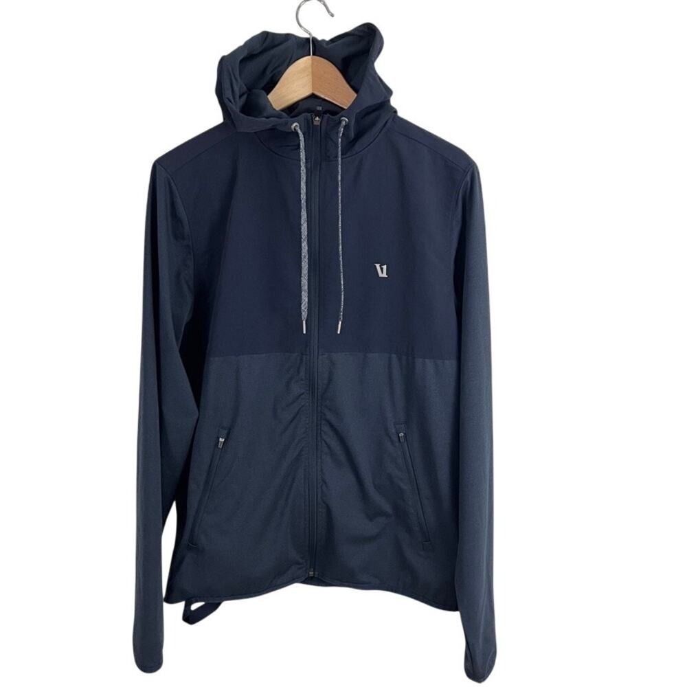 Vuori Sunday Element Jacket Men Size Medium Blue